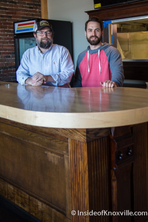 Chris and Jonathan Ford, Sweet P's BBQ, 410 W. Jackson Ave., Knoxville, March 2015