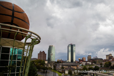 Women's Basketball Hall of Fame and Knoxville Skyline, 2014