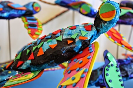 Leatherback Turtle Sculptures
