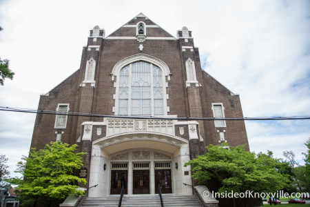 Central United Methodist Church, 201 E. Third Ave., Fourth and Gill Tour of Homes, Knoxville, April 2015