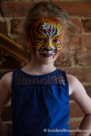 Urban Tiger Girl, Dogwood Arts on Market Square, Knoxville, April 2015