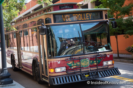 Vol Line Trolley, Knoxville, August 2014