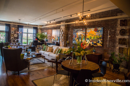 City People Home Tour, Gallery Lofts, 402 South Gay Street, Knoxville, May 2015