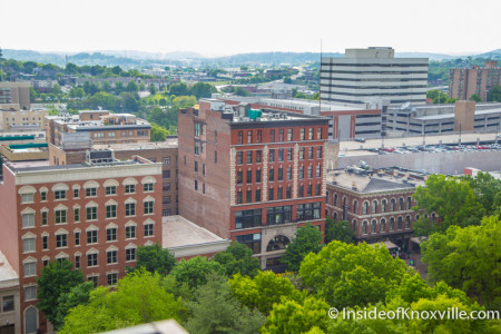 City People Home Tour, View from 14th Floor of the Holston Bldg, 531 S. Gay St., Knoxville, May 2015