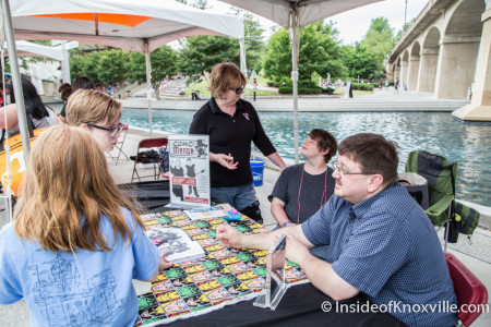 Fulton High School Comic Book Club, Children's Festival of Reading, Knoxville, May 2015