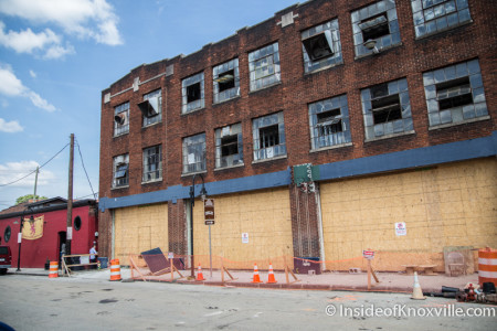 Future Home of Old City Wine Bar, Knoxville, May 2015