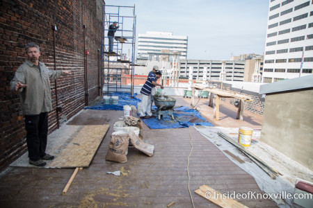 Scott West, Scruffy City Hall Rooftop, Knoxville, Spring 2015