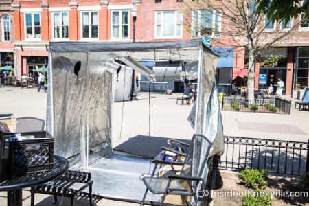 Indoor Grow Room, Knoxville Cannabis Hemp Rally, Market Square, Knoxville, May 2015