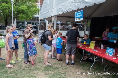 Kimberly Brubaker Bradley, Children's Festival of Reading, Knoxville, May 2015
