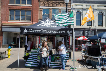 Knoxville Cannabis Hemp Rally, Market Square, Knoxville, May 2015
