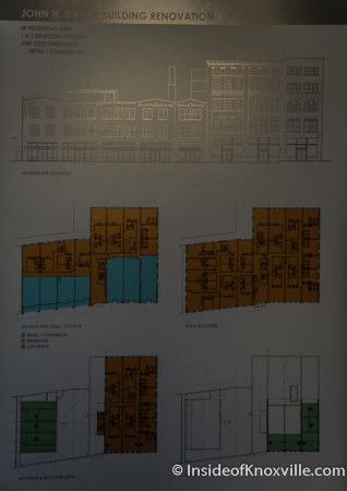 Plans for the Renovation of the John H. Daniel Bldg, 114-124 W. Jackson, Knoxville, May 2015