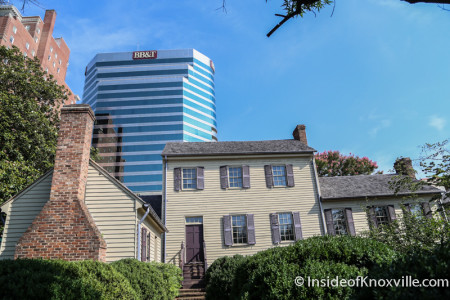 Blount Mansion, 200 W. Hill Avenue, (With BB&T and Andrew Johnson Bldgs.), Knoxville, June 2015