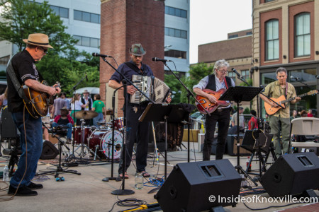 Maggie Longmire and Friends, Bob Dylan Birthday Bash, Market Square, Knoxville, June 2015