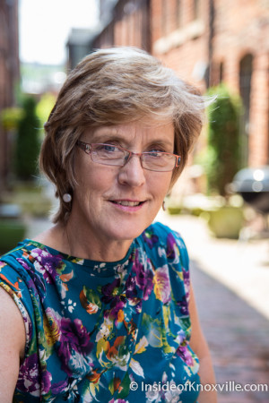 Author Pamela Schoenewaldt, Knoxville, May 2015