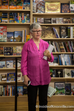 Flossie McNahbb, Owner Union Avenue Books, Knoxville, July 2015