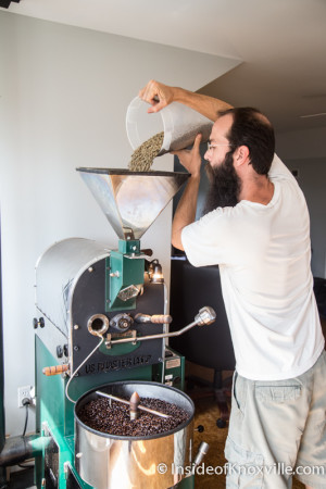 Jeff Scheafnocker, Three Bears Coffee, Knoxville, July 2015