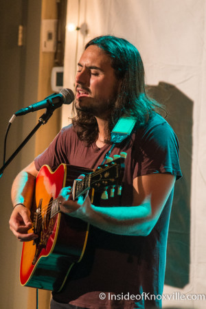 Joseph LeMay, Knoxville Music Warehouse Secret Show at Saw Works, Knoxville, July 2015