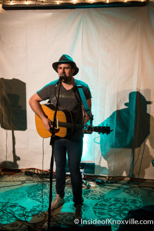 Steven Wesley, Knoxville Music Warehouse Secret Show at Saw Works, Knoxville, July 2015