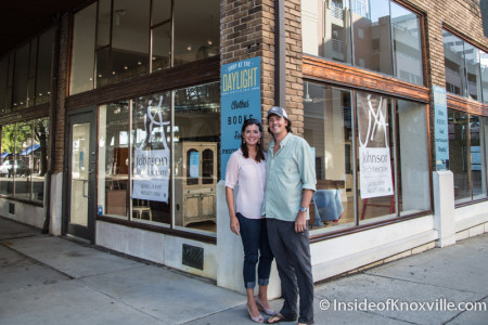 Chef Joseph Lenn and Kathryn Powell-Lenn at their New Restaurant Space, 501 Union Avenue, Knoxville, August 2015