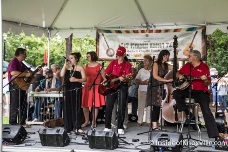 David West and  the Ciderville Band, East Tennessee History Fair, Knoxville, August 2015