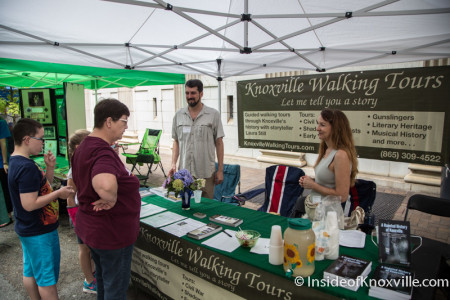 Knoxville Walking Tours, East Tennessee History Fair, Knoxville, August 2015