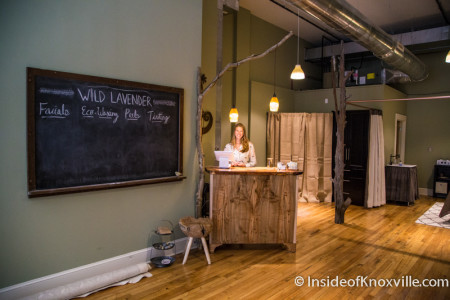 Hannah Easterly, Wild Lavender Spa, 525 Union Avenue, Knoxville, August 2015