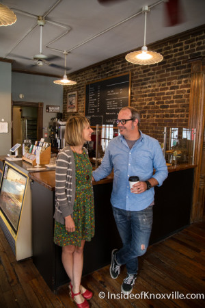 Meg and Shaun Parrish, Old City Java, Knoxville, September 2015