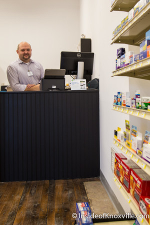 Charlie Southerland, Phoenix Pharmacy, 418 S. Gay St., Knoxville, October 2015