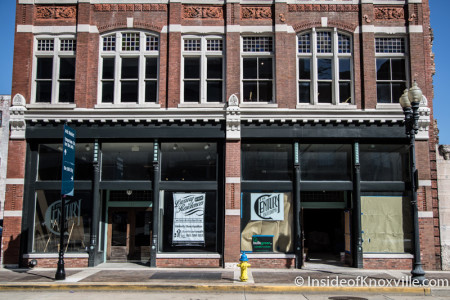 Future Home of Cholo Taqueria, 312 S. Gay Street, Knoxville, October 2015