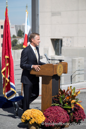 Governor Haslam, Knoxville, October 2015