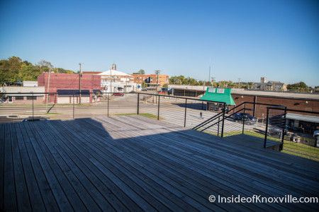 View from the Deck, The Central Collective, 919, 921 and 923 Central St., Knoxville, October 2015