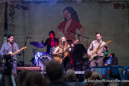 Margo and the Pricetags, Market Square, Knoxville, October 2015