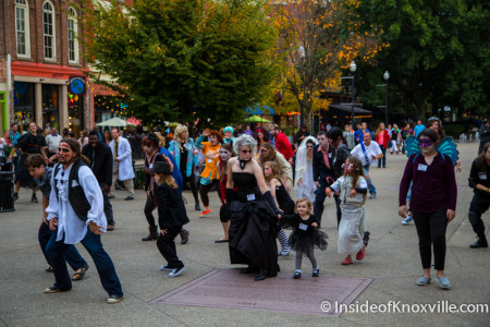 Thrill the World, Market Square, Knoxville, October 2015