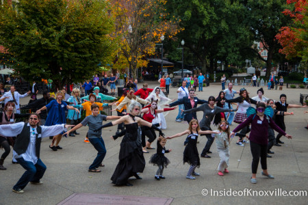 Thrill the World, Market Square, Knoxville, October 2015