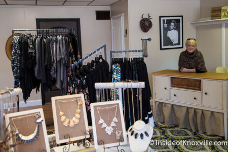 Becky Walker, Folly Boutique, 1211 N. Central Street, Knoxville, November 2015