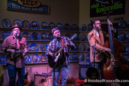 Jay Clark with Greg Horne and Daniel Kimbro, Blue Plate Special, Knoxville, November 2015