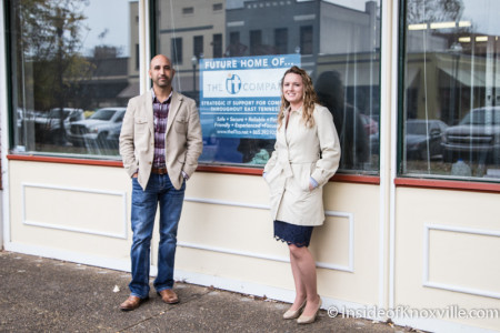 Paul Sponcia and Lora Rinehart, The IT Company, 16 Emory Place, Knoxville, November 2015