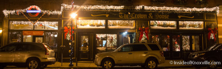 Crown and Goose, 123 S. Central St, Knoxville, December 2015