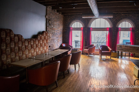 Upstairs Space, Holly's 135, 135 S. Gay Street, Knoxville, December 2015