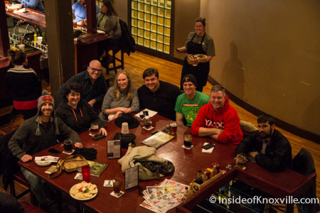 Downtown Grill with Friends on a Snowy Day, Knoxville, January 2016
