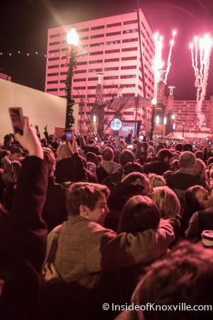 New Year's Eve, Market Square, Knoxville, 2015