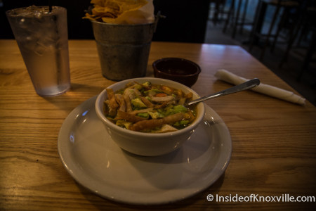 Chicken Soup, Soccer Taco, 9 Market Square, Knoxville, February 2016