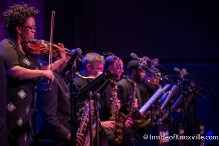 Knoxville Jazz Orchestra with Regina Carter, Square Room, Knoxville, January 2016