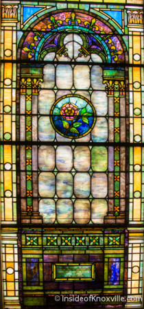 Stained Glass at First Presbyterian Church, 620 State Street, Knoxville, February 2016