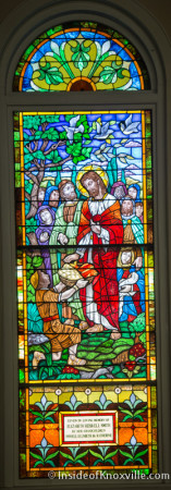 Stained Glass at First Presbyterian Church, 620 State Street, Knoxville, February 2016