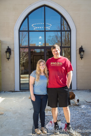 Nico Schulz and Brittany Maynard, Schulz Brau Brewing Company, 126 Bernard Ave., Knoxville, March 2016
