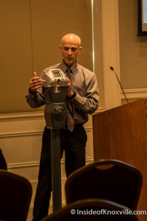 Bill Lyons Presents New Parking Meters, Knoxville, May 2016