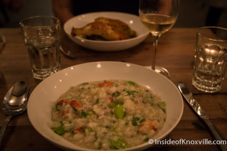 Lobster Risotto, Emilia, 16 Market Square, Knoxville, May 2016