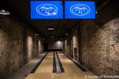 Lanes Available for Private Parties, Maple Hall, 414 S. Gay, Knoxville, June 2016