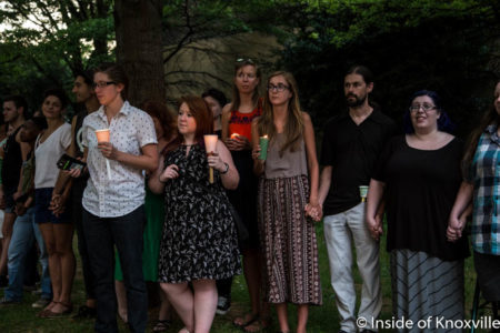 Vigil for Orlando Shooting Victims, Knoxville, June 2016